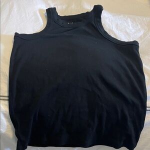 LOFT Black Tank Tops